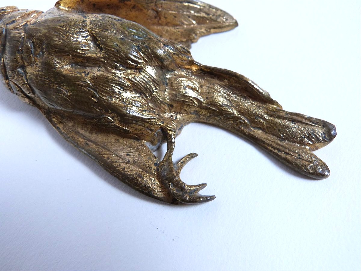 Paul Comoléra, A Bird Made Of Gilded Bronze Cast In The Traditional Method -photo-2