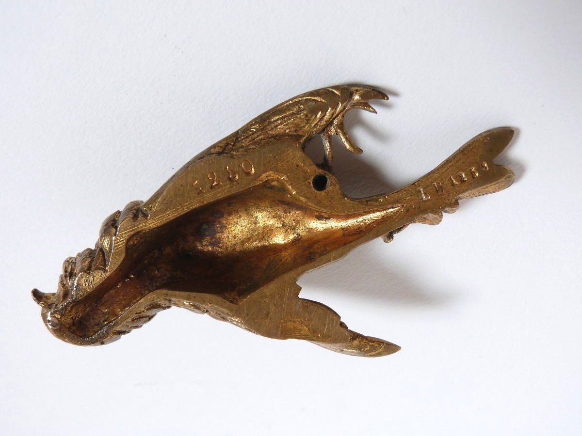Paul Comoléra, A Bird Made Of Gilded Bronze Cast In The Traditional Method -photo-4