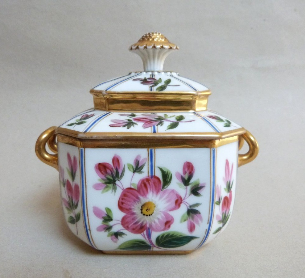 Service à Thé en porcelaine de Paris Napoléon III-photo-3