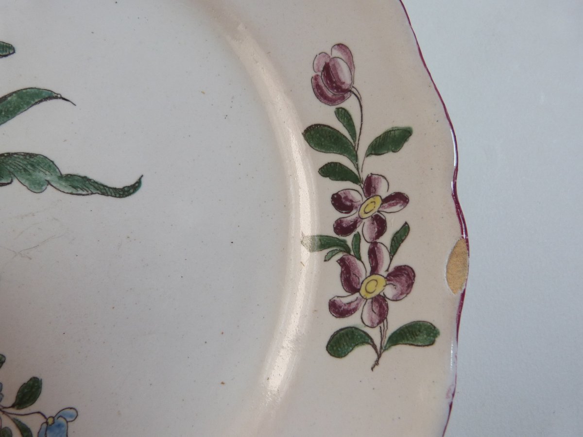 Paul Hannong, 18th-century Strasbourg Earthenware Plate -photo-1