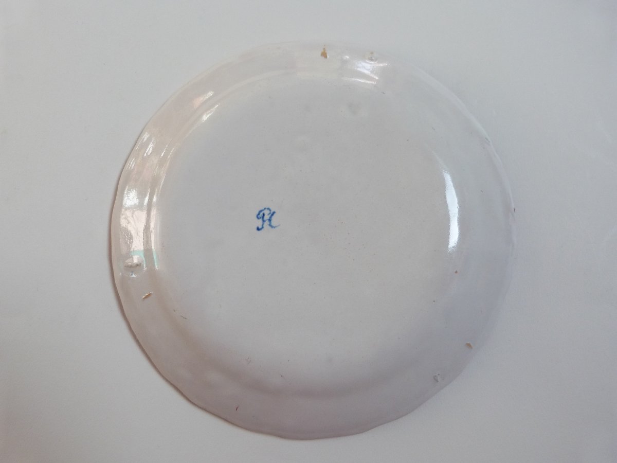 Paul Hannong, 18th-century Strasbourg Earthenware Plate -photo-2
