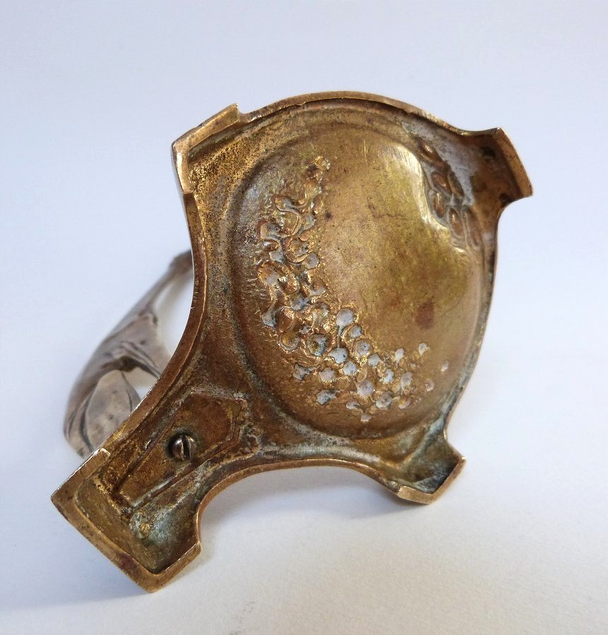 Early 20th-century Viennese Secession Arts And Crafts Watch Case -photo-3