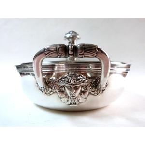 Christofle Vegetable Dish Malmaison Decor With Mascaron 