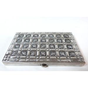 Silver Cigarette Case Indochina Vietnam 