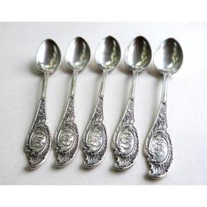 Morozov cuillères en argent massif Russie impériale 