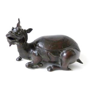 Qilin en bronze Chine  dynastie Ming 