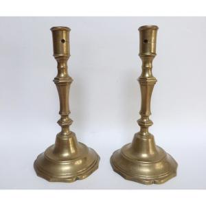 Pair Of Louis XIV Period Bronze Torches