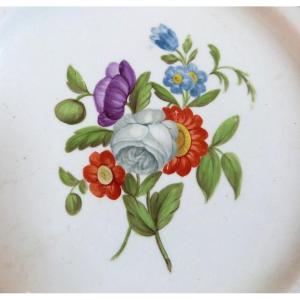 18th-century Porcelain Plate, Paris Or Brussels 