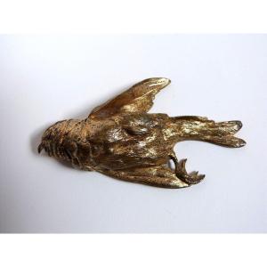 Paul Comoléra, A Bird Made Of Gilded Bronze Cast In The Traditional Method 