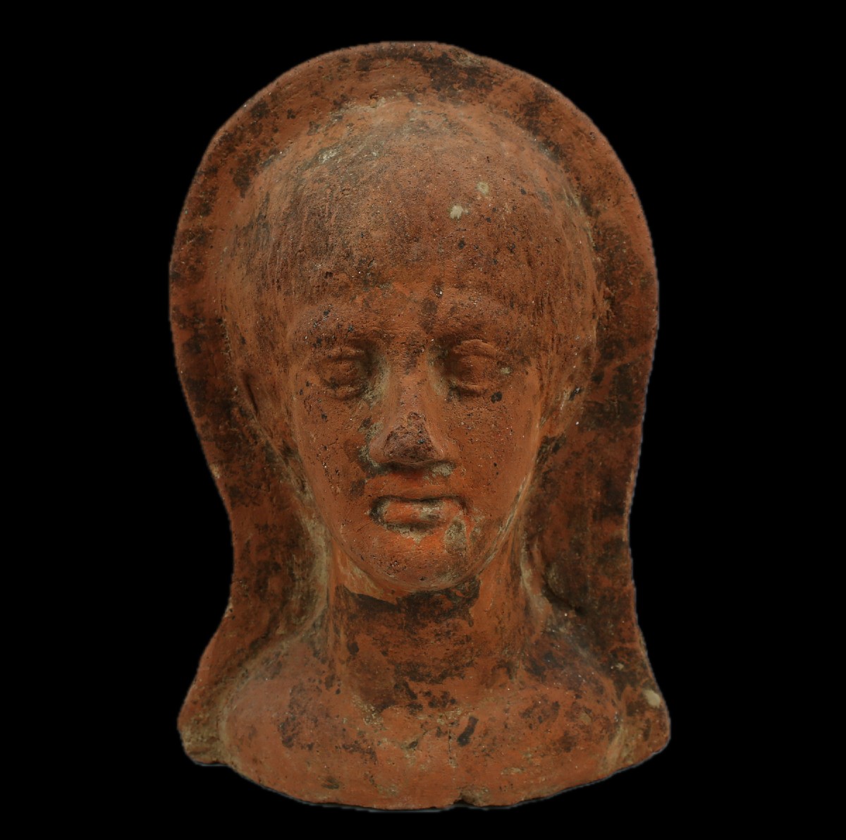 Etruscan Votive Head — Certificate Of Authenticity + Qed Test + Expert Report
