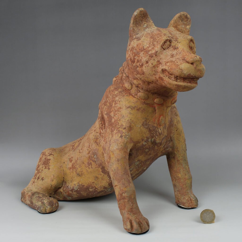 Chien Han assis — Certificat d’authenticité (TL)-photo-4