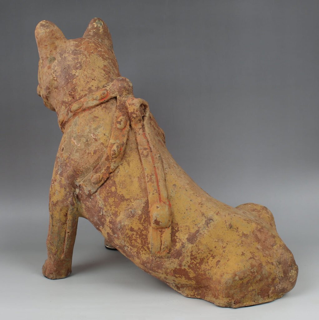 Chien Han assis — Certificat d’authenticité (TL)-photo-2