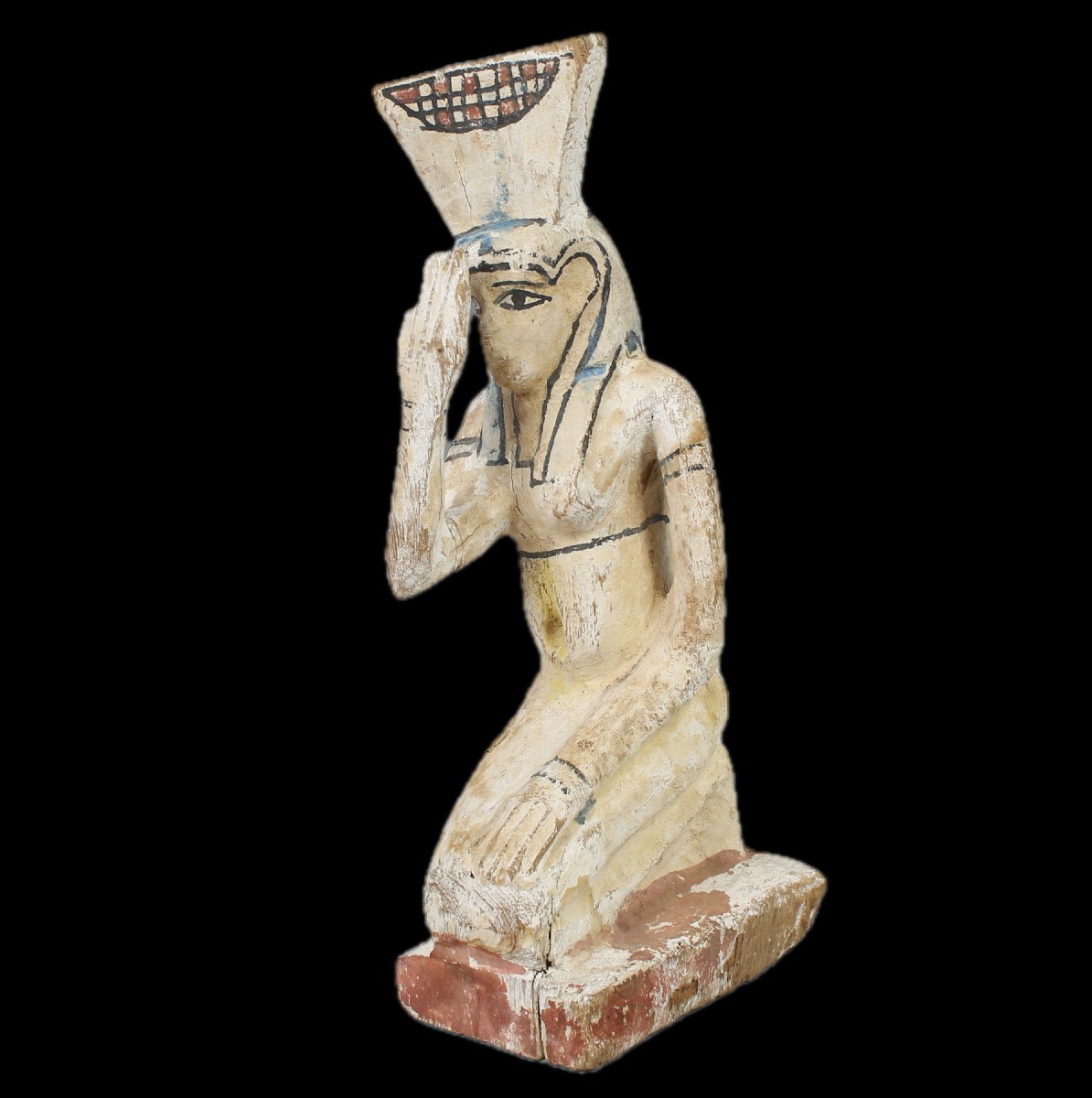 Statuette égyptienne de Nephtys en deuil — Certificat d’authenticité