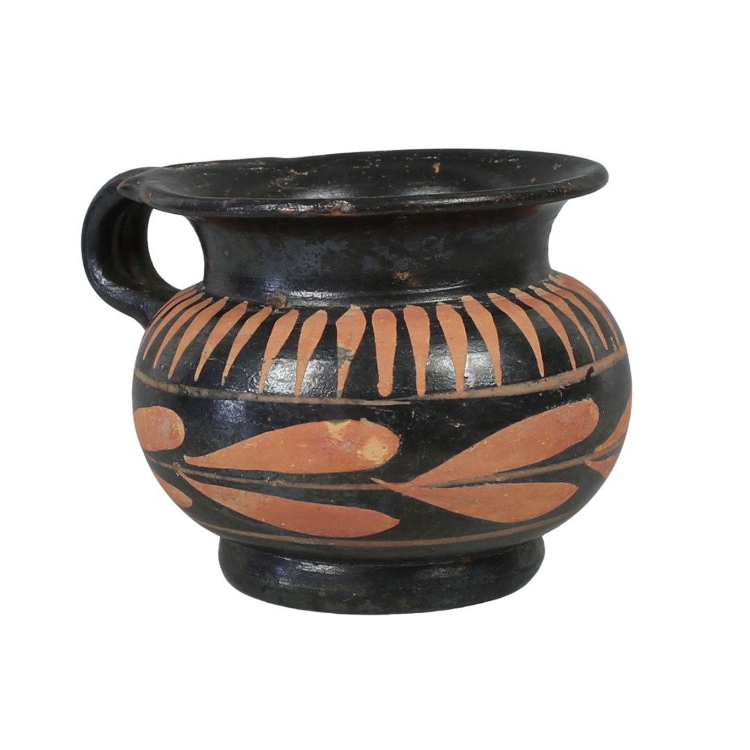 OLPE APULIENNE MINIATURE EN CÉRAMIQUE DE XÉNON — AVEC CERTIFICAT D’AUTHENTICITÉ