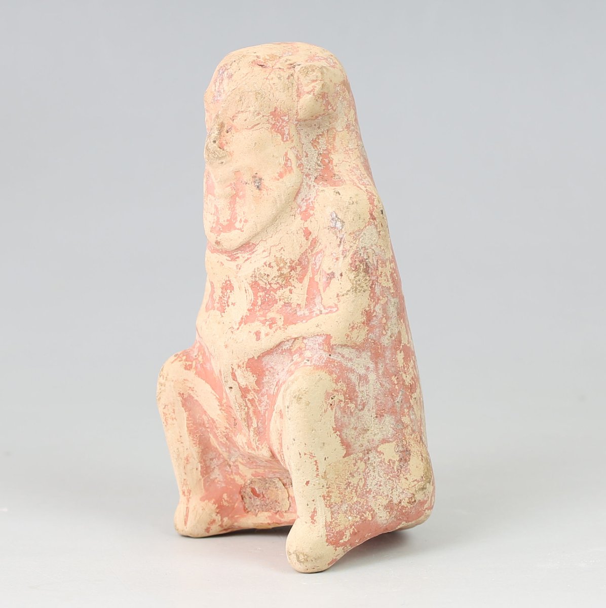 Silène accroupi en terre cuite — Certificat d’authenticité-photo-3