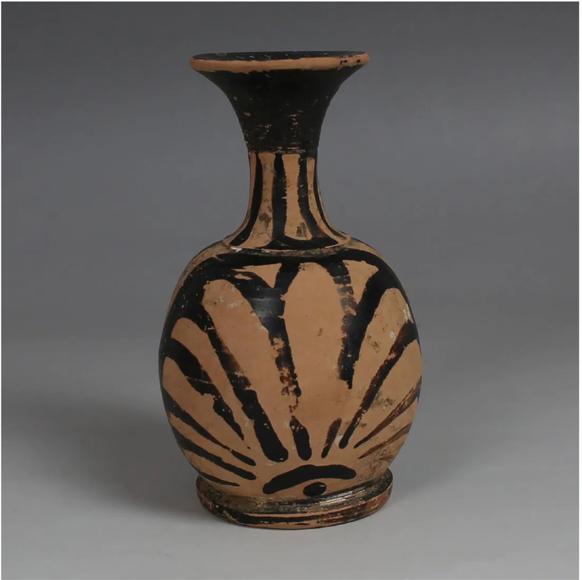 Élégant lécythe grec à palmettes – IVe s. av. J.-C. – avec certificat d’authenticité-photo-4