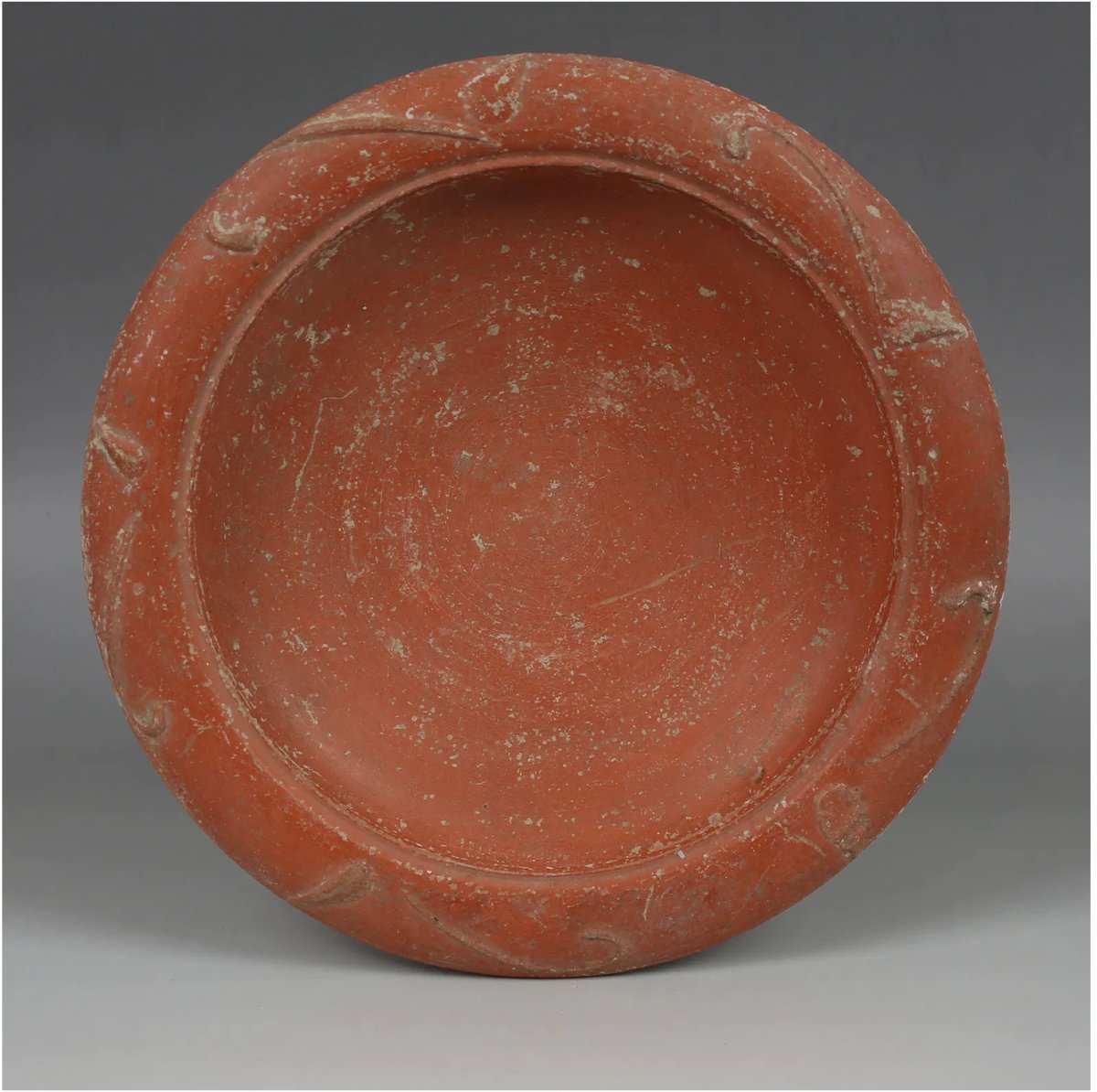 Decorated Roman Terra Sigillata Bowl – With Certificate Of Authenticity-photo-2