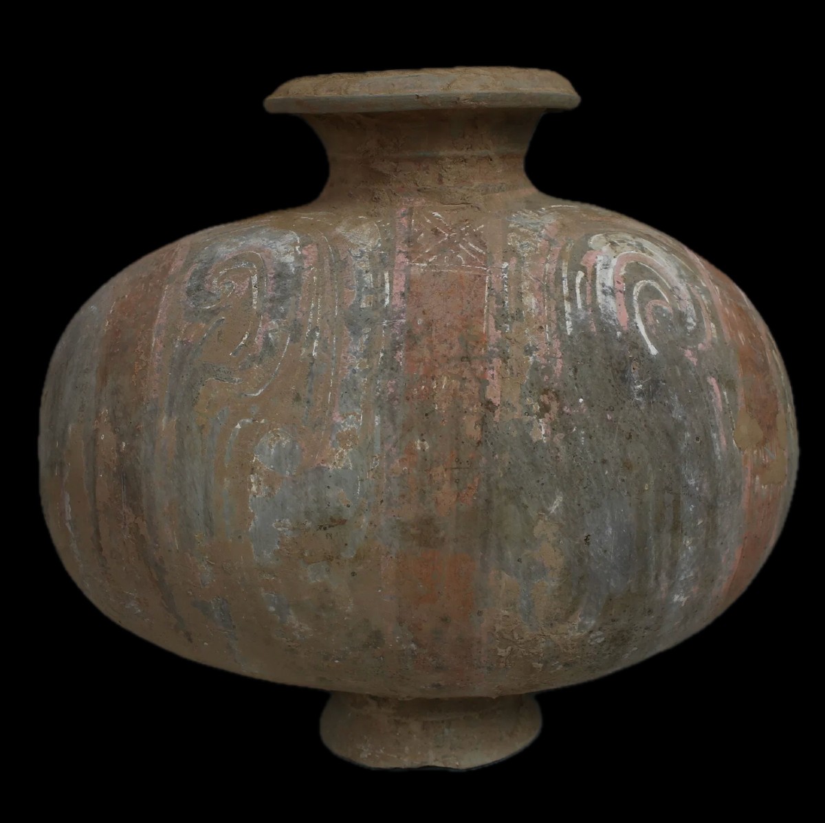 Jarre funéraire chinoise en forme de cocon avec test de thermoluminescence (TL)