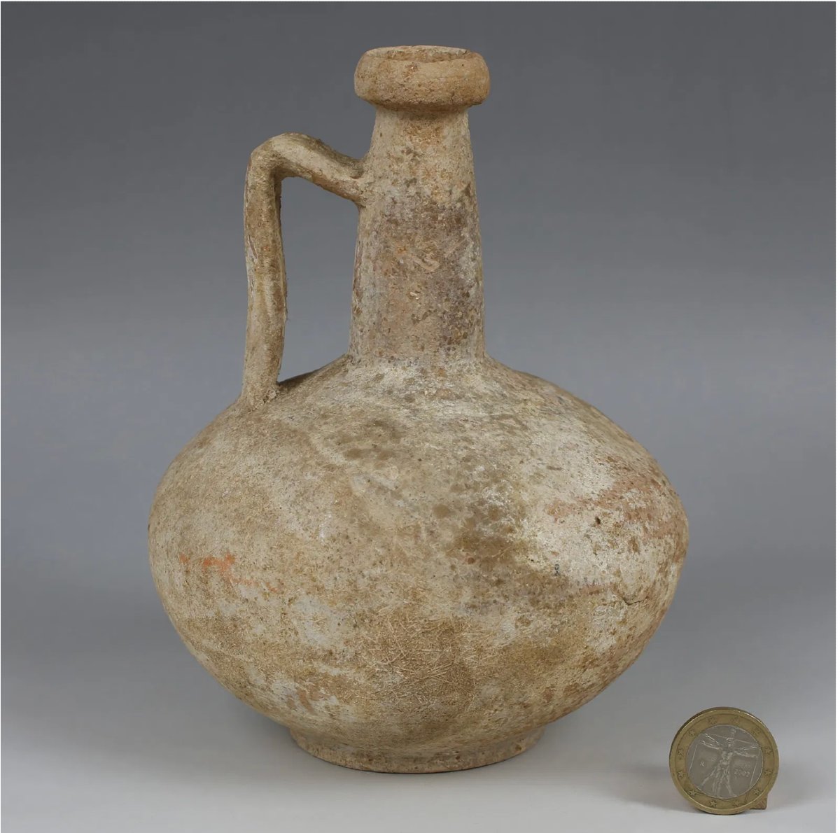 Cruche romaine en céramique, Haut-Empire (Ier–IIIe s. apr. J.-C.), avec certificat-photo-3