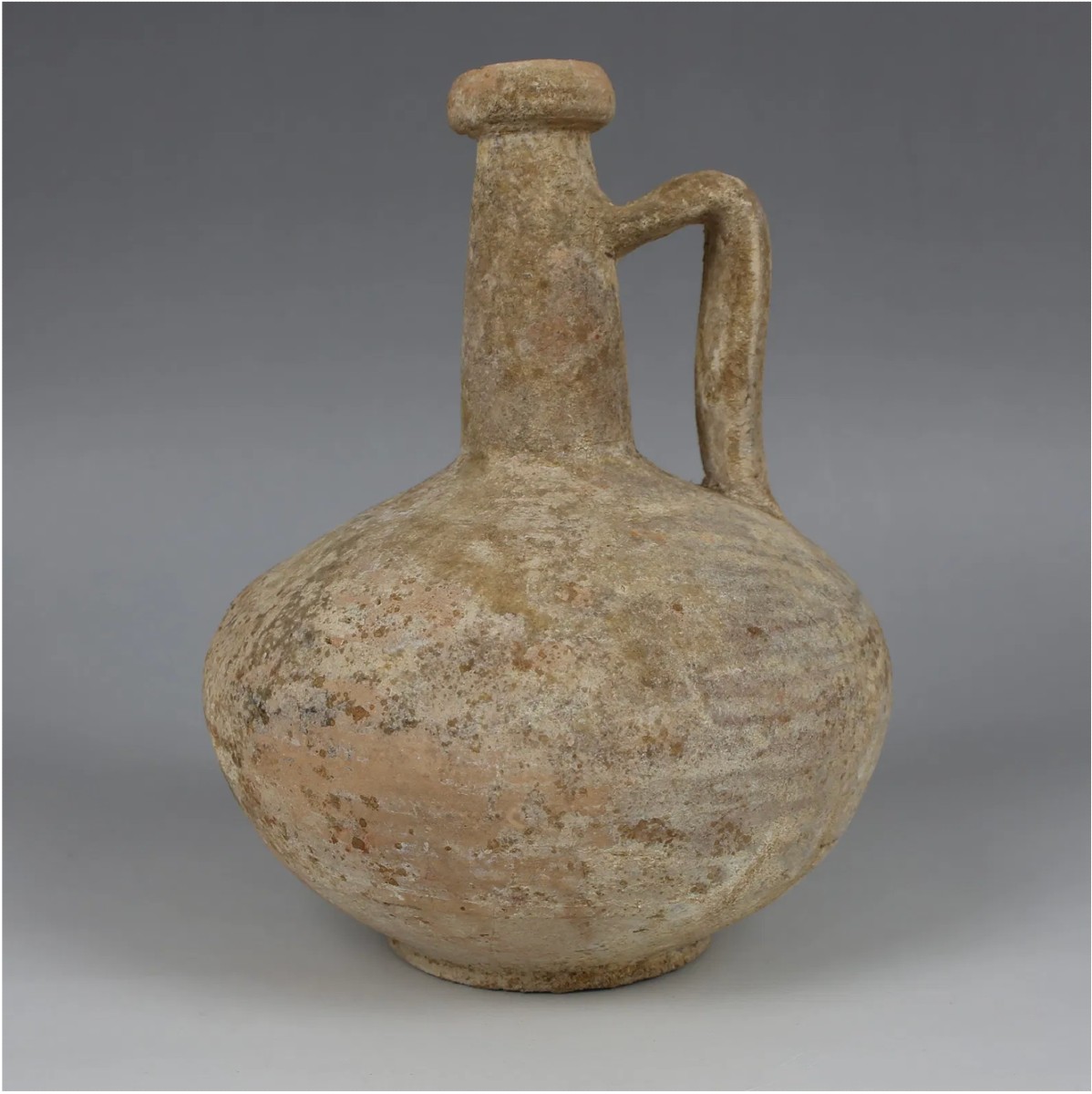 Cruche romaine en céramique, Haut-Empire (Ier–IIIe s. apr. J.-C.), avec certificat-photo-1