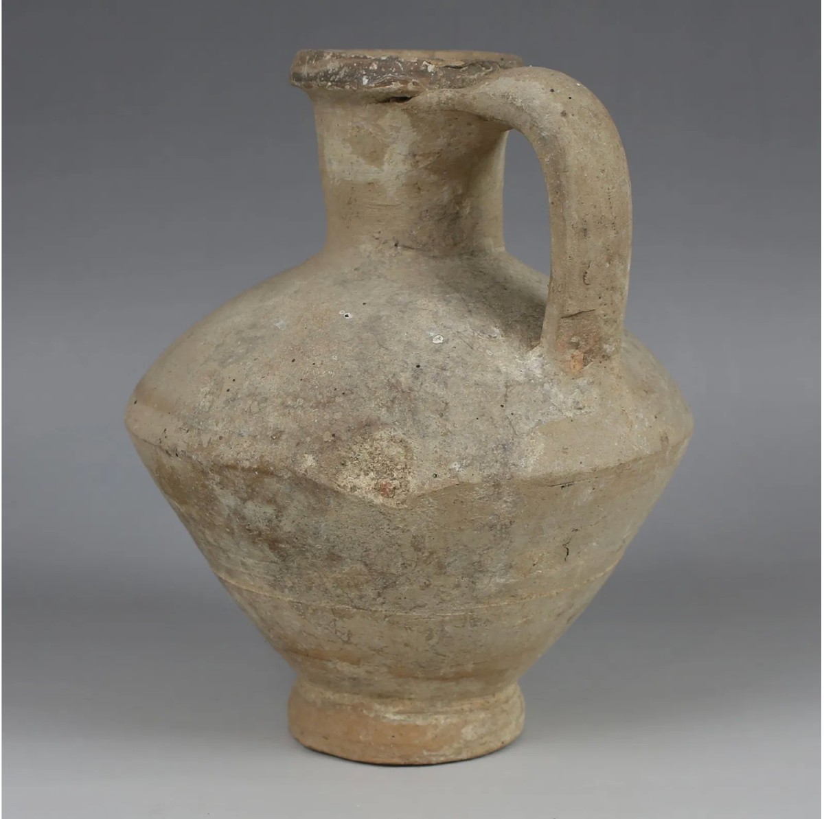 Cruche Romaine Carénée (Ier–IIIe s. ap. J.-C.) avec Certificat d’authenticité-photo-1