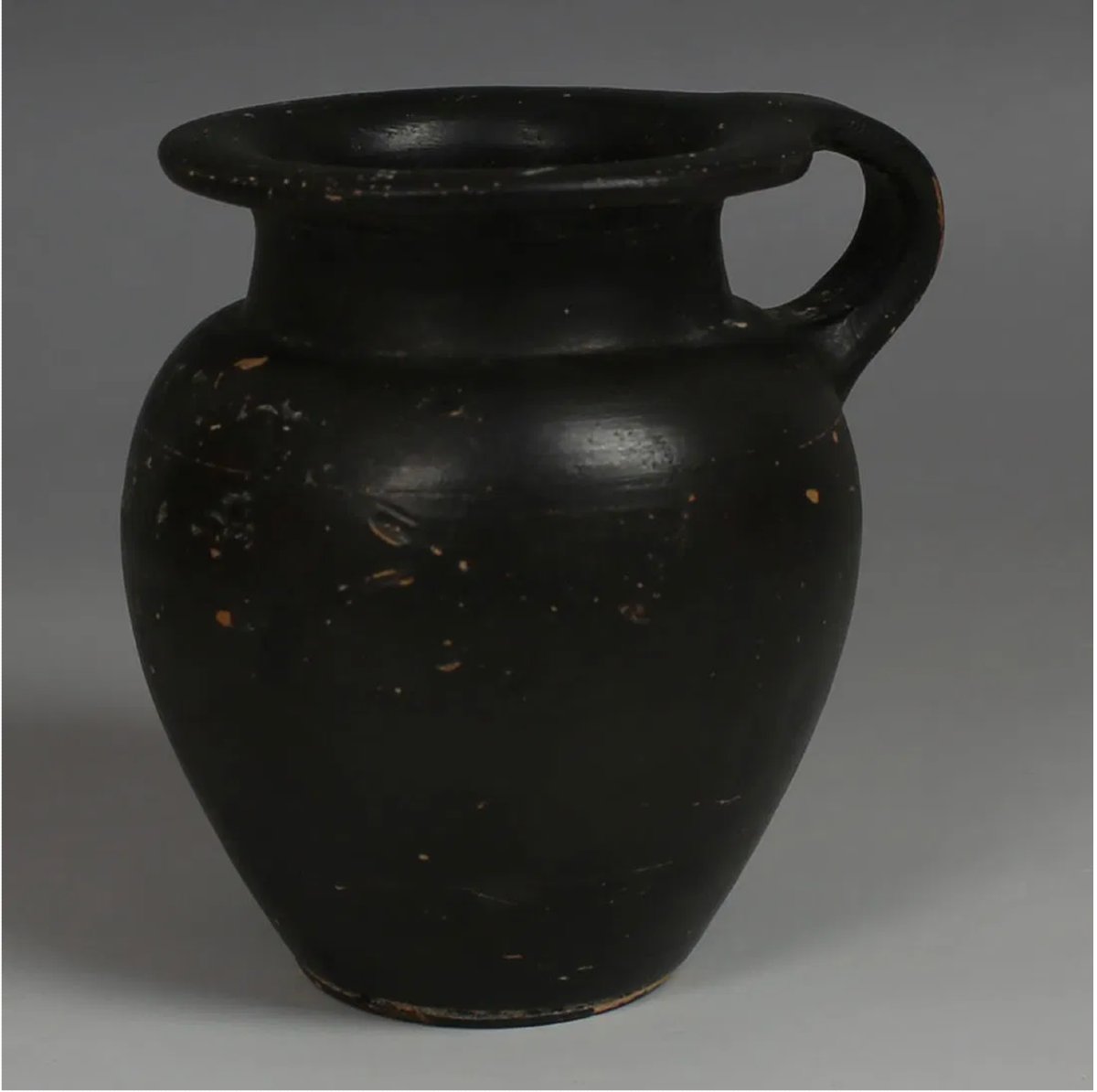 Petite Olpe Grecque Globulaire (IVe s. av. J.-C.) avec Certificat d’authenticité-photo-2