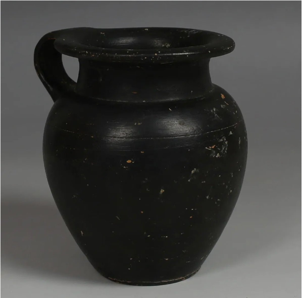 Petite Olpe Grecque Globulaire (IVe s. av. J.-C.) avec Certificat d’authenticité-photo-3