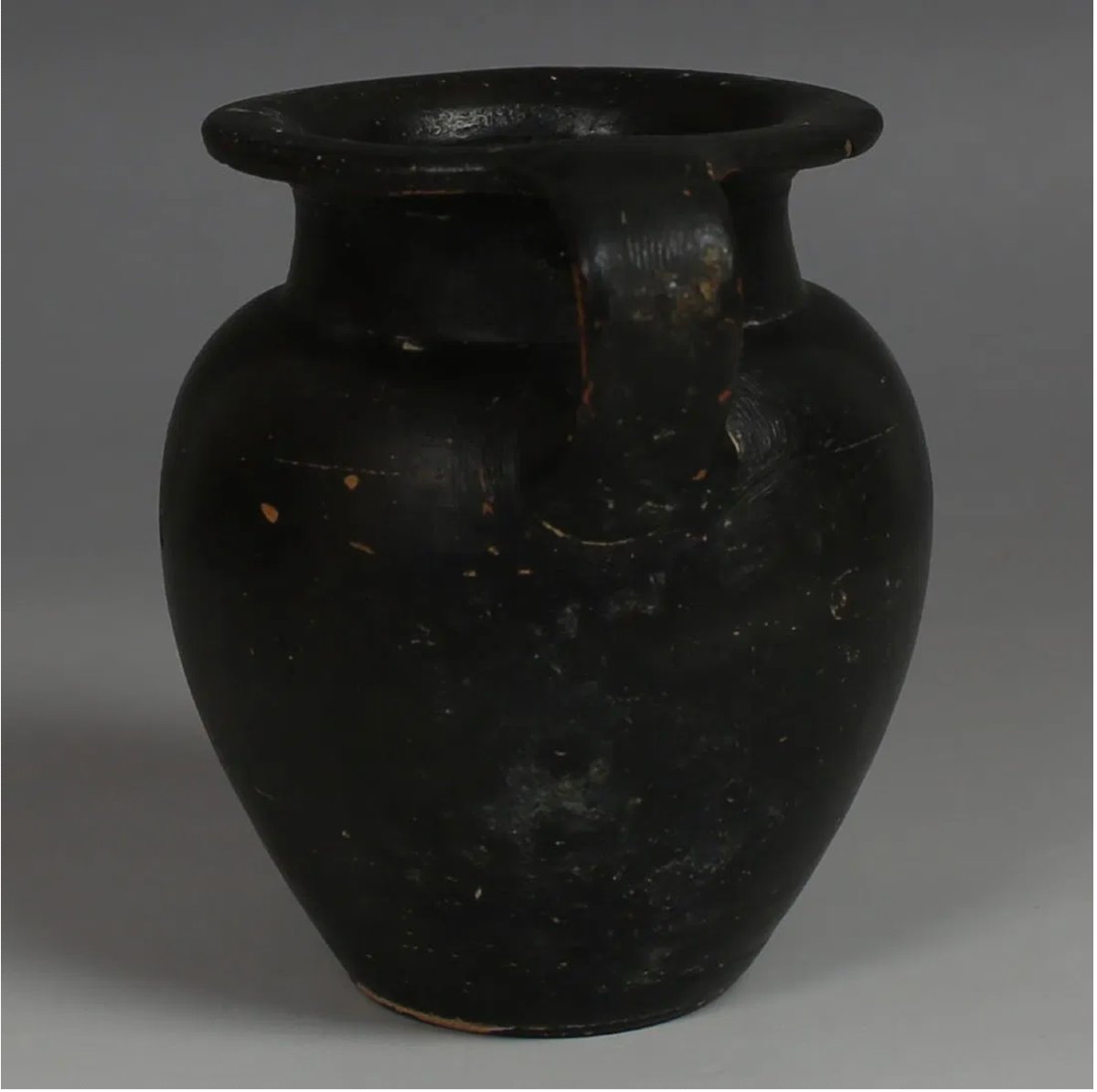 Petite Olpe Grecque Globulaire (IVe s. av. J.-C.) avec Certificat d’authenticité-photo-4