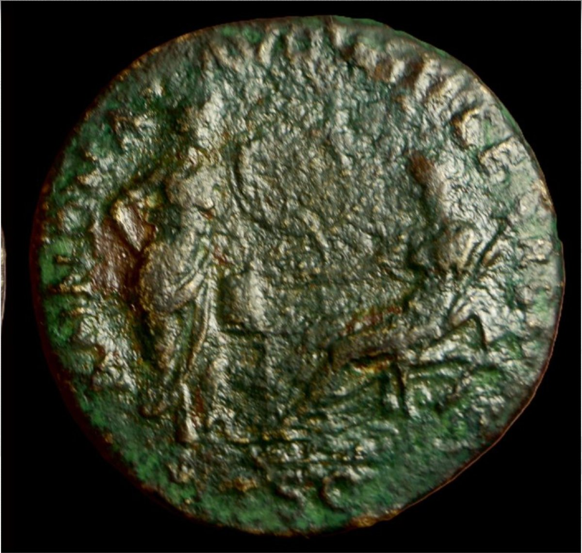 Nero Sestertius “annona Avgvsti Ceres” — Lugdunum — Certificate Of Authenticity-photo-3