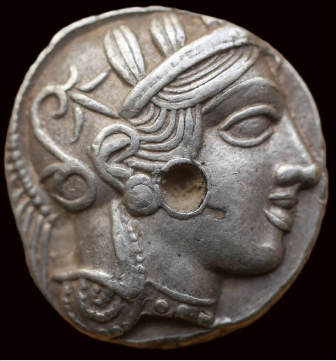 “athens Owl” Tetradrachm — Certificate Of Authenticity-photo-2
