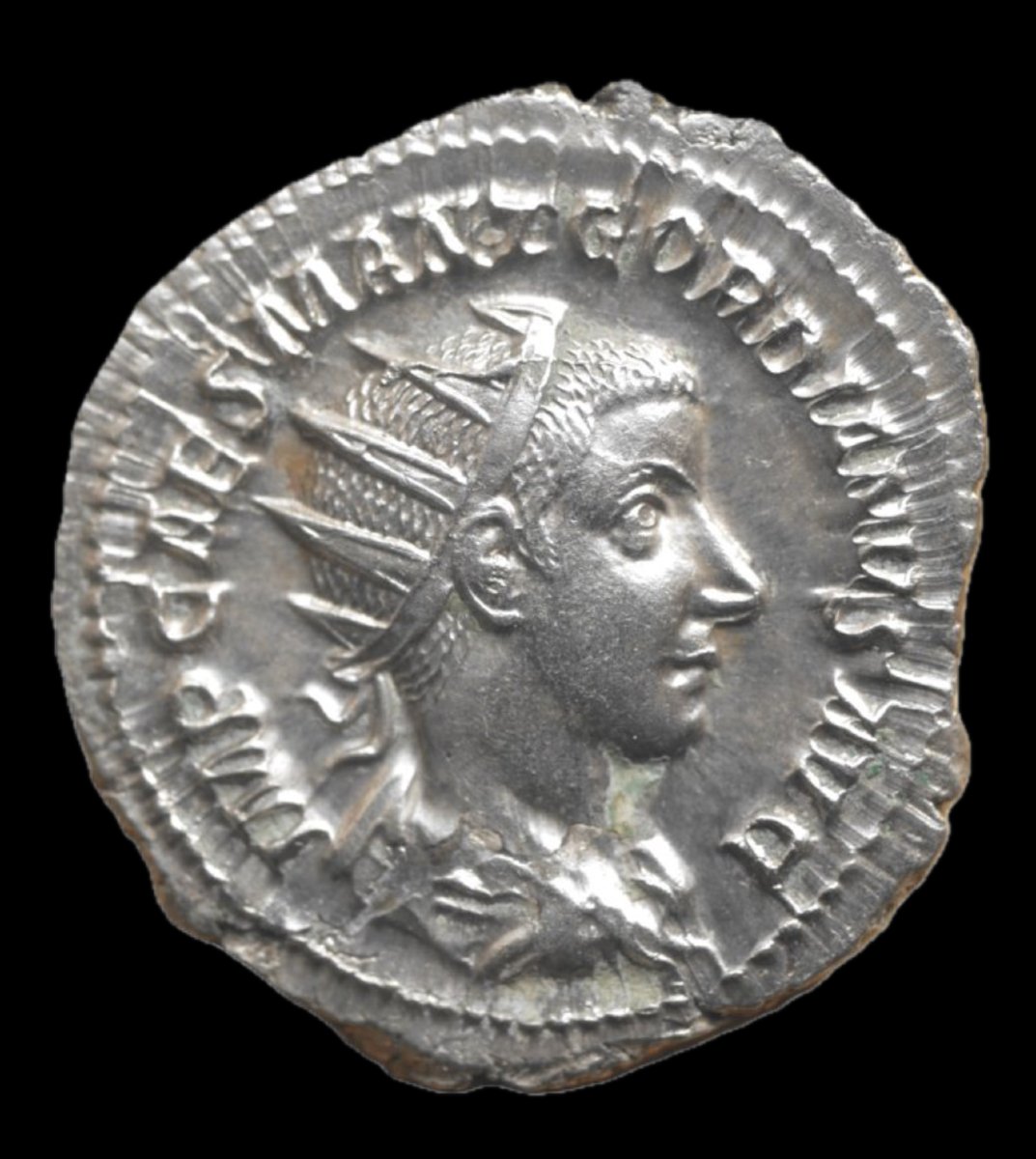 Antoninien Of Gordian III From Antioch — Aeqvitas Avg — Certificate Of Authenticity-photo-2