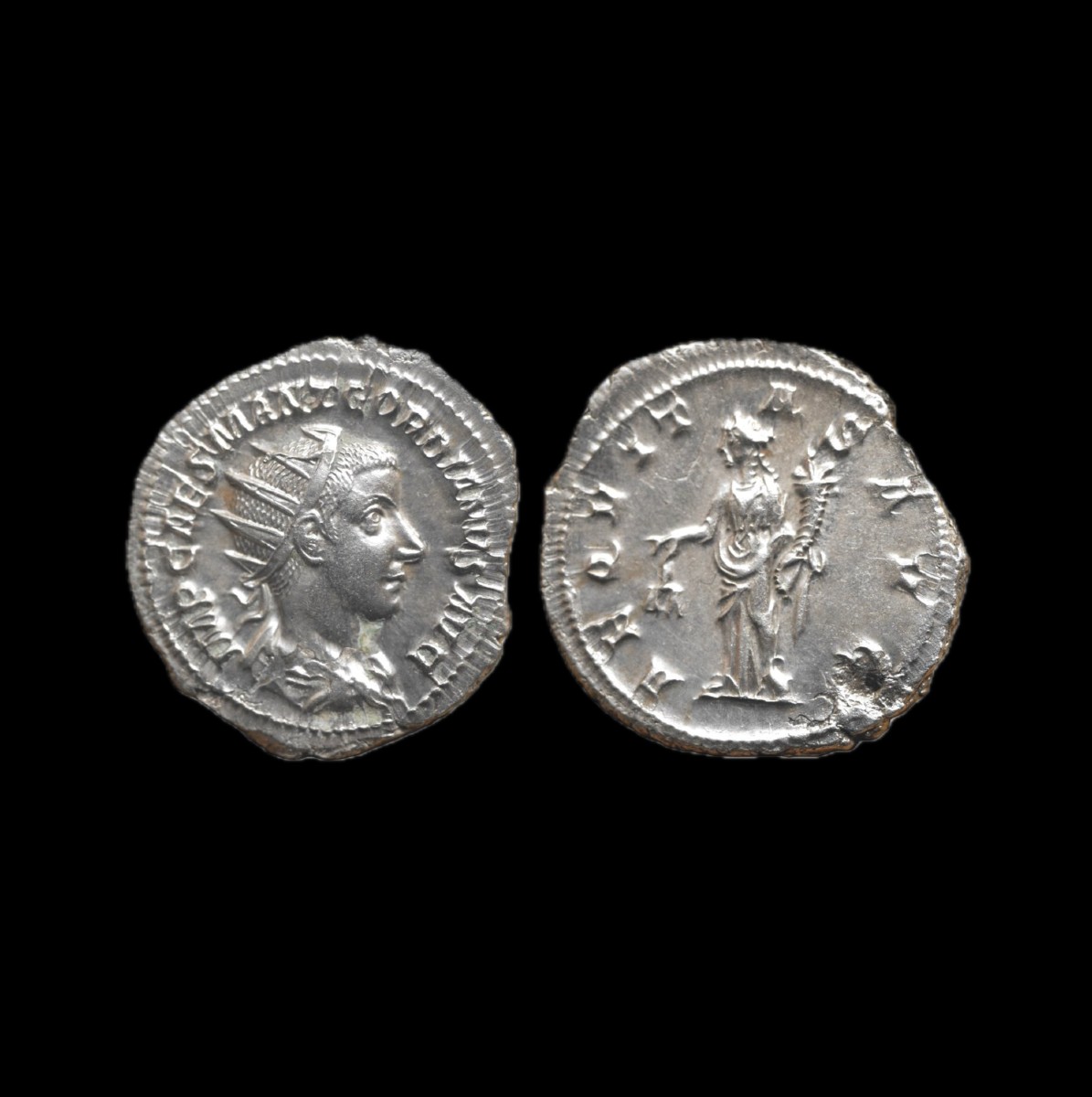 Antoninien Of Gordian III From Antioch — Aeqvitas Avg — Certificate Of Authenticity