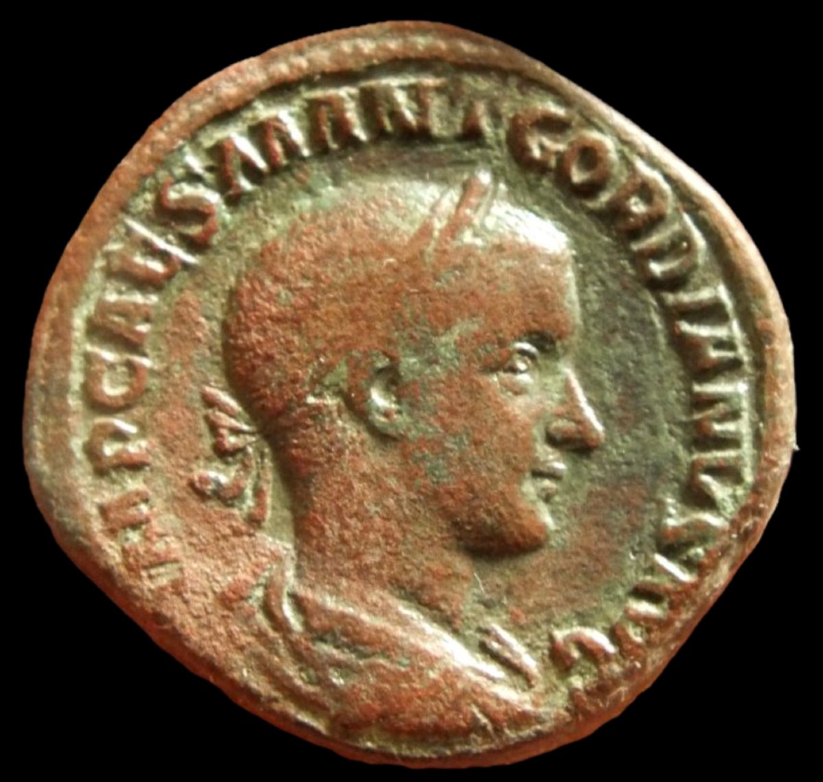 Sesterce « FIDES MILITVM » de Gordien III — Certificat d’authenticité-photo-2