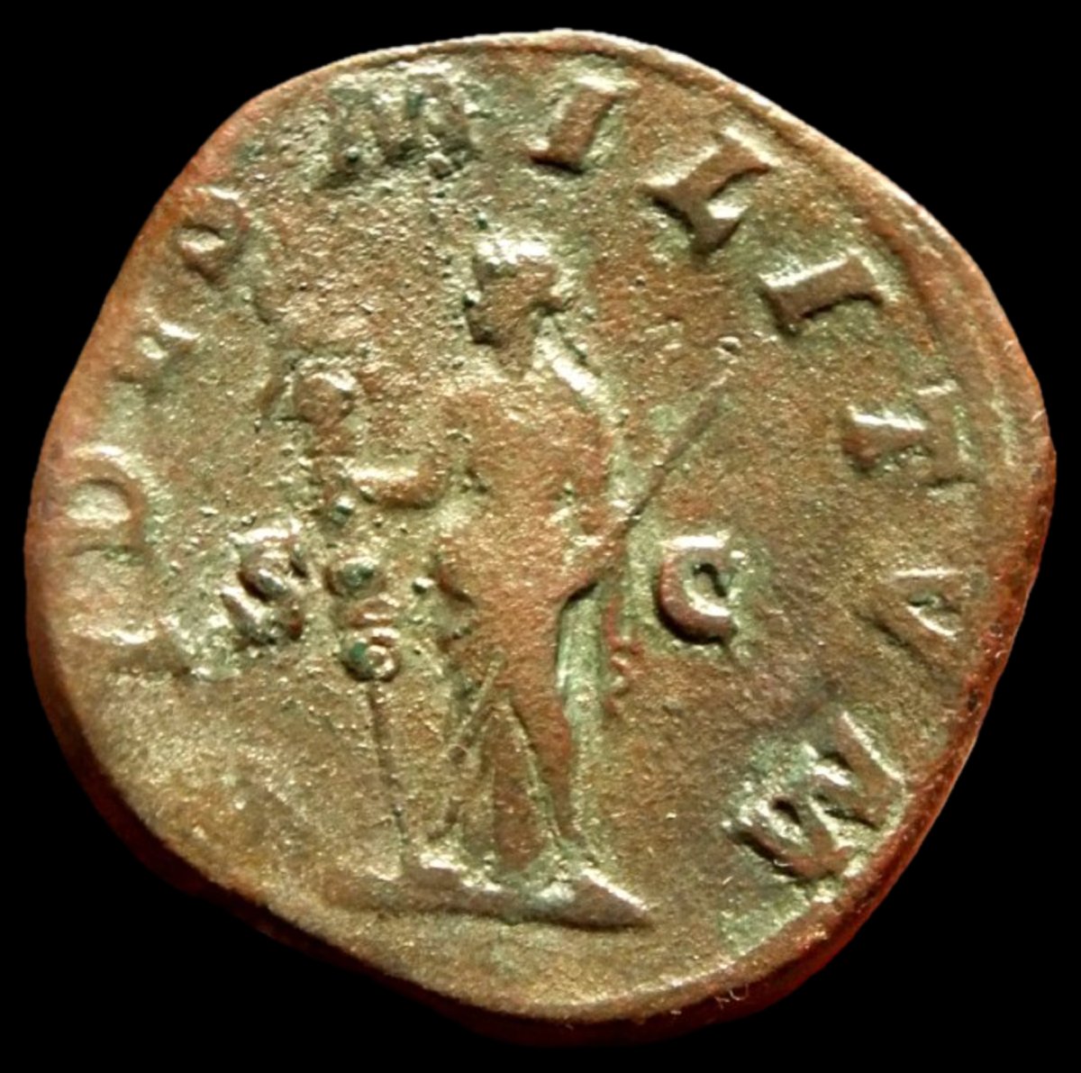 Sesterce « FIDES MILITVM » de Gordien III — Certificat d’authenticité-photo-3