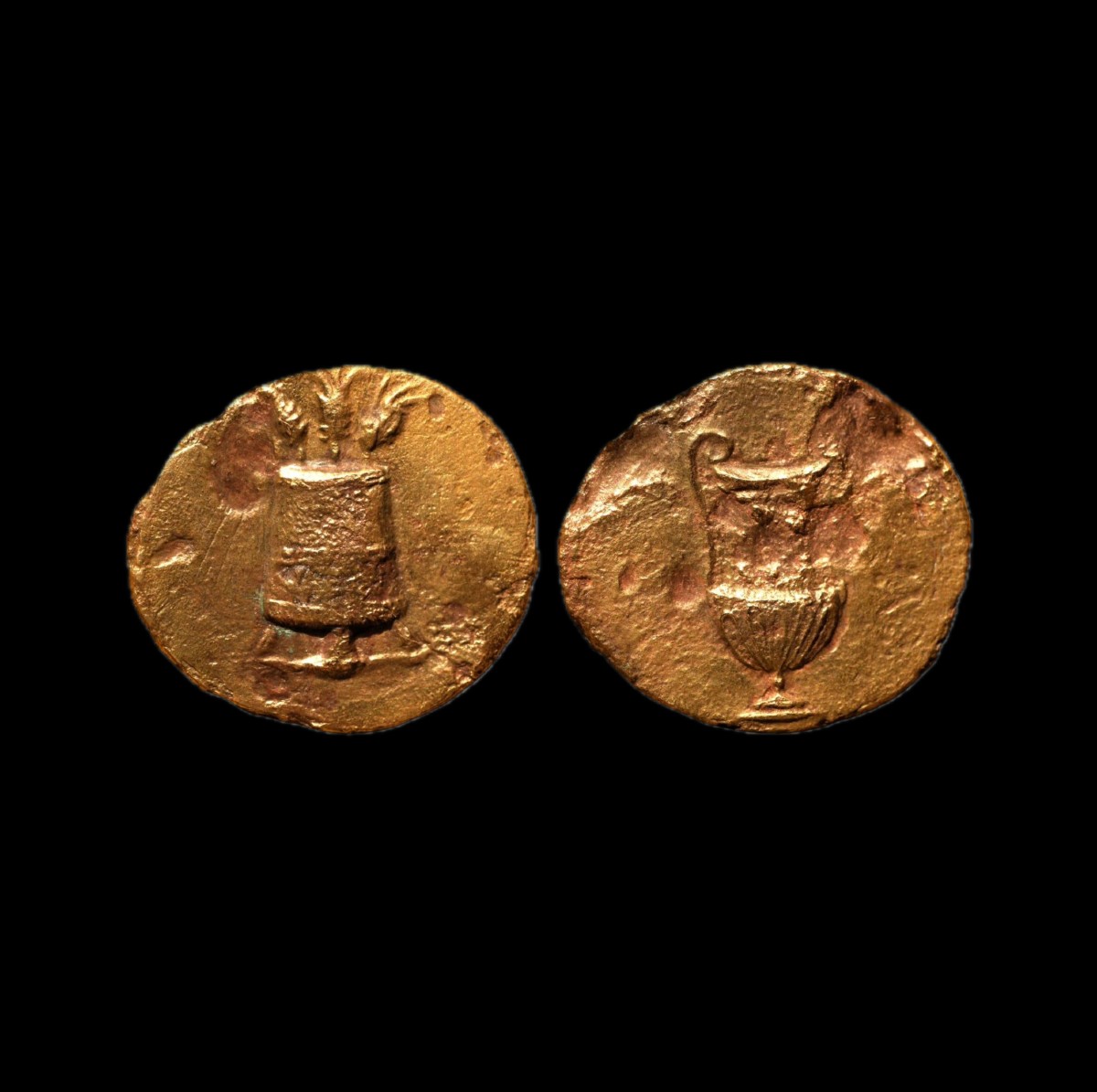 Tessère romaine “Modius & Kantharos” — avec certificat d’authenticité