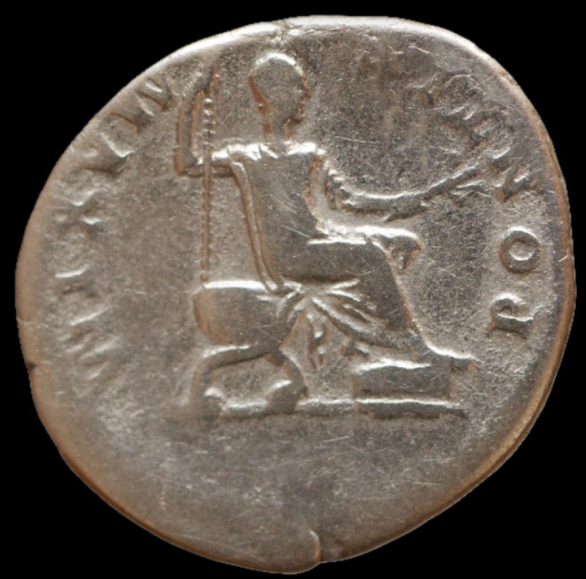 Vespasian Denarius “pontifex Maximus” — Certificate Of Authenticity-photo-3