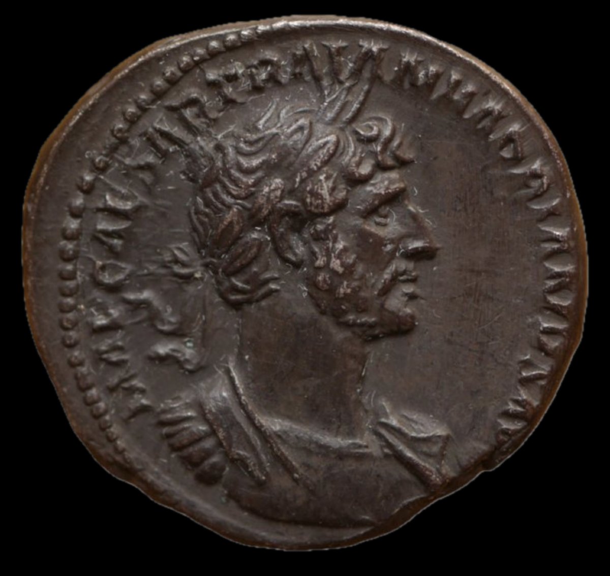 Hadrian Denarius “pax” — Certificate Of Authenticity-photo-2