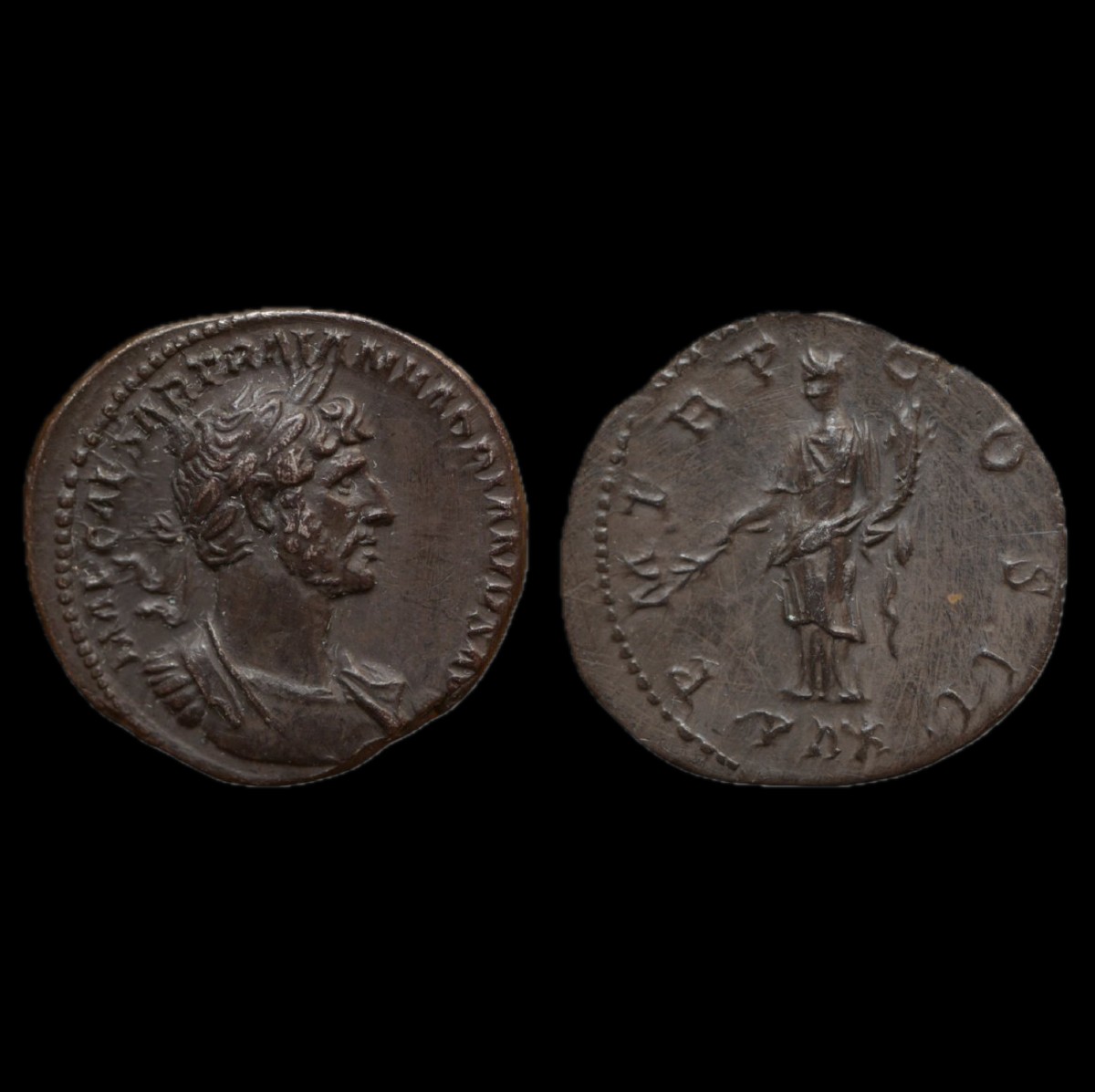 Hadrian Denarius “pax” — Certificate Of Authenticity