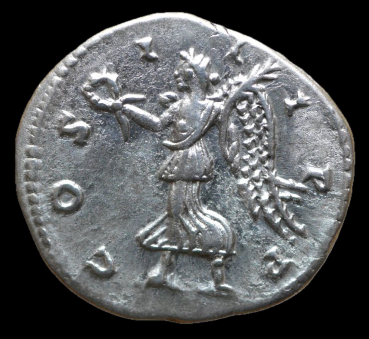 Septimius Severus Denarius “triumphal Victory” — Certificate Of Authenticity-photo-3