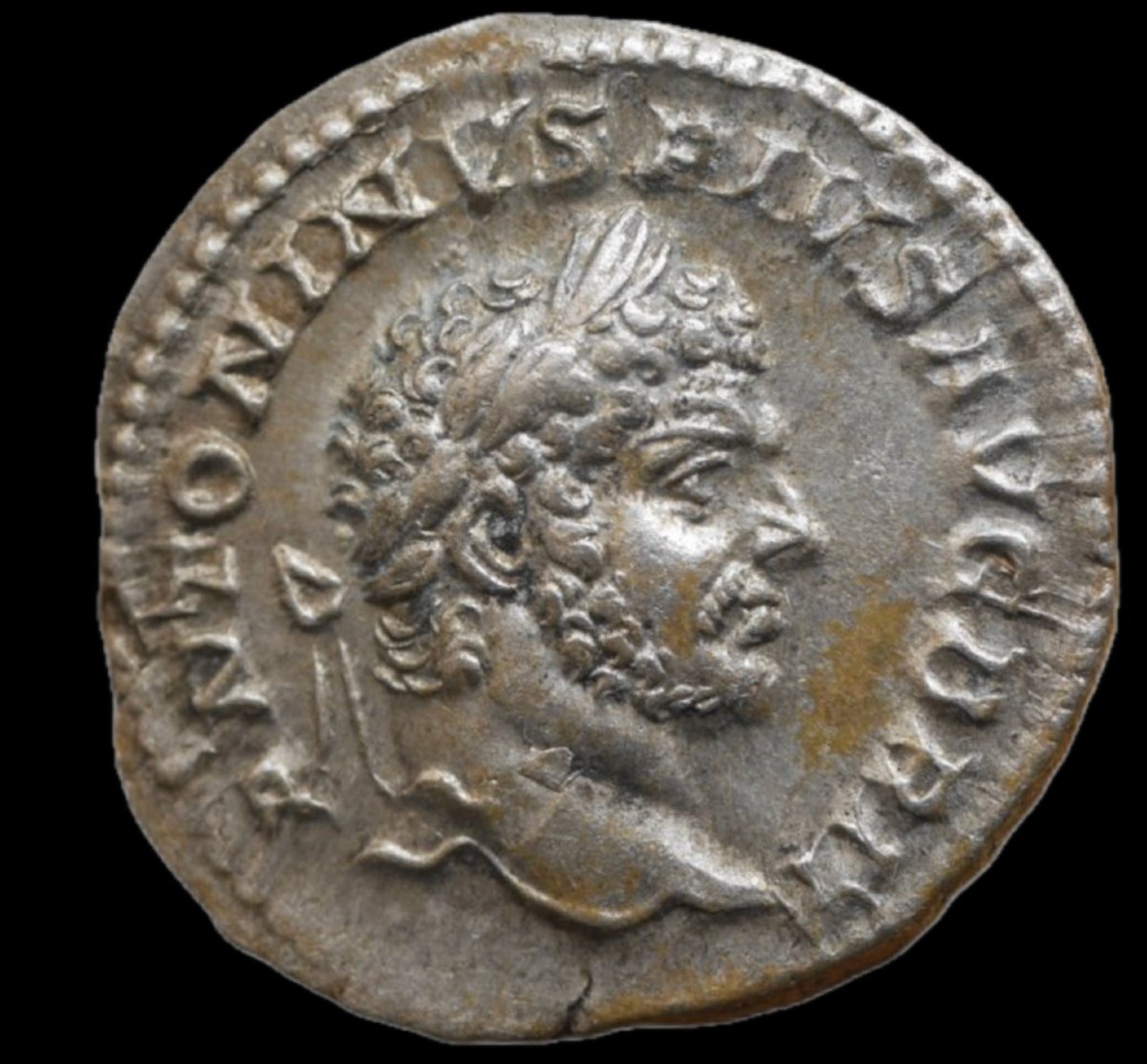 Denier de Caracalla « Sérapis impérial » — Certificat d’authenticité-photo-2