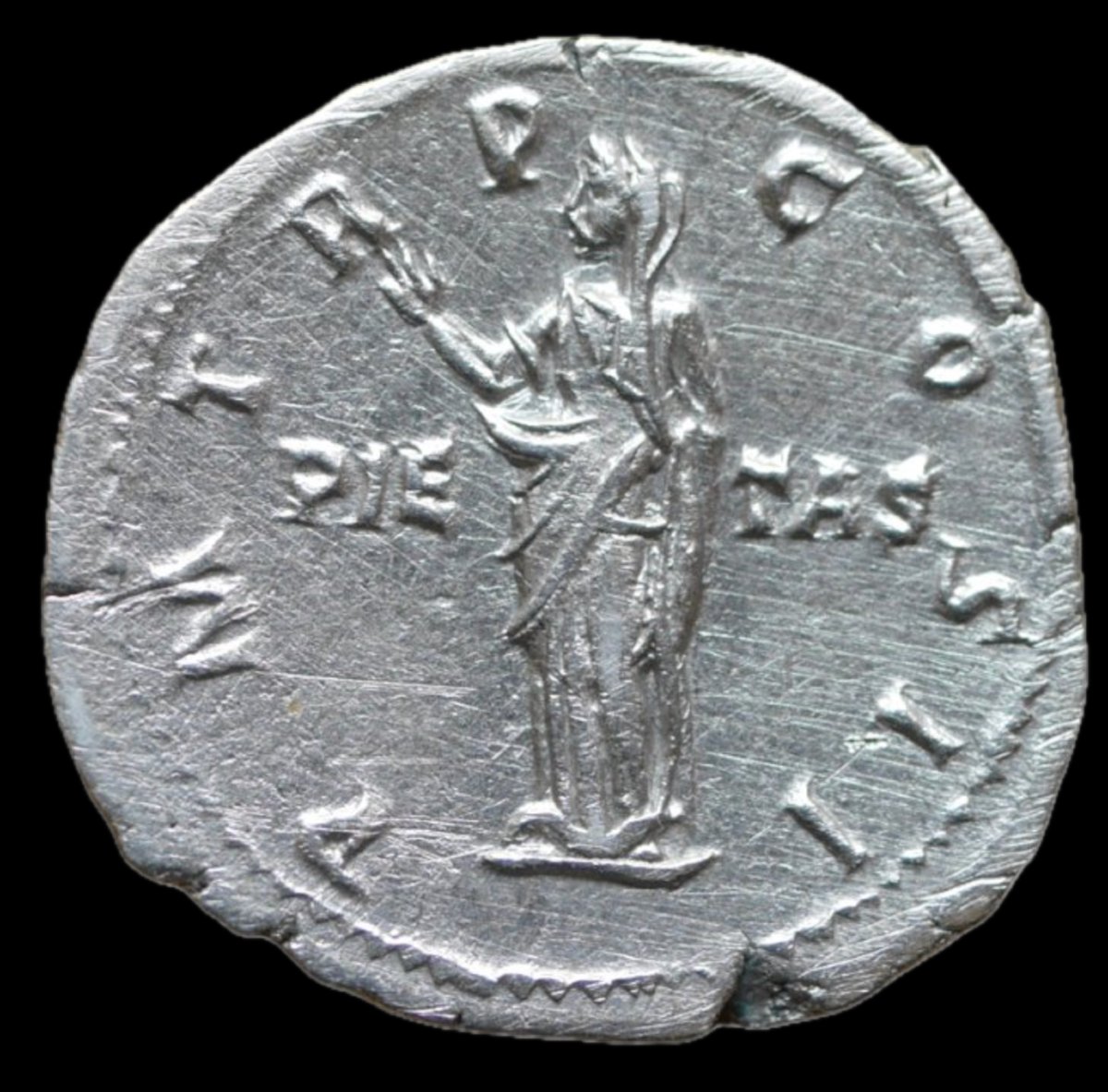 Hadrian Denarius “pietas” — Certificate Of Authenticity-photo-3