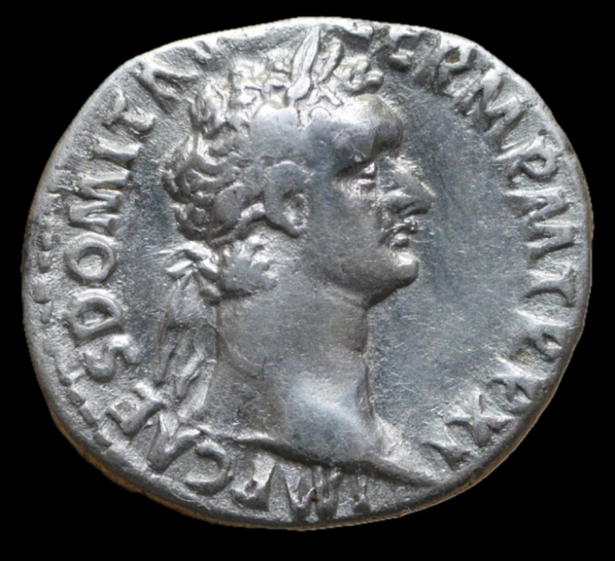 Denier de Domitien « Minerve en marche » — Certificat d’authenticité-photo-2