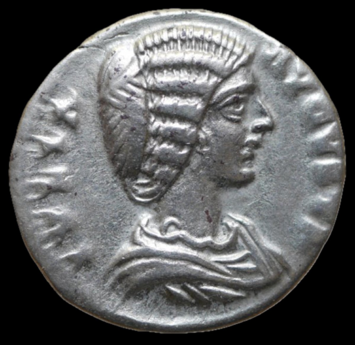Julia Domna Denarius “laetitia” — Certificate Of Authenticity-photo-2