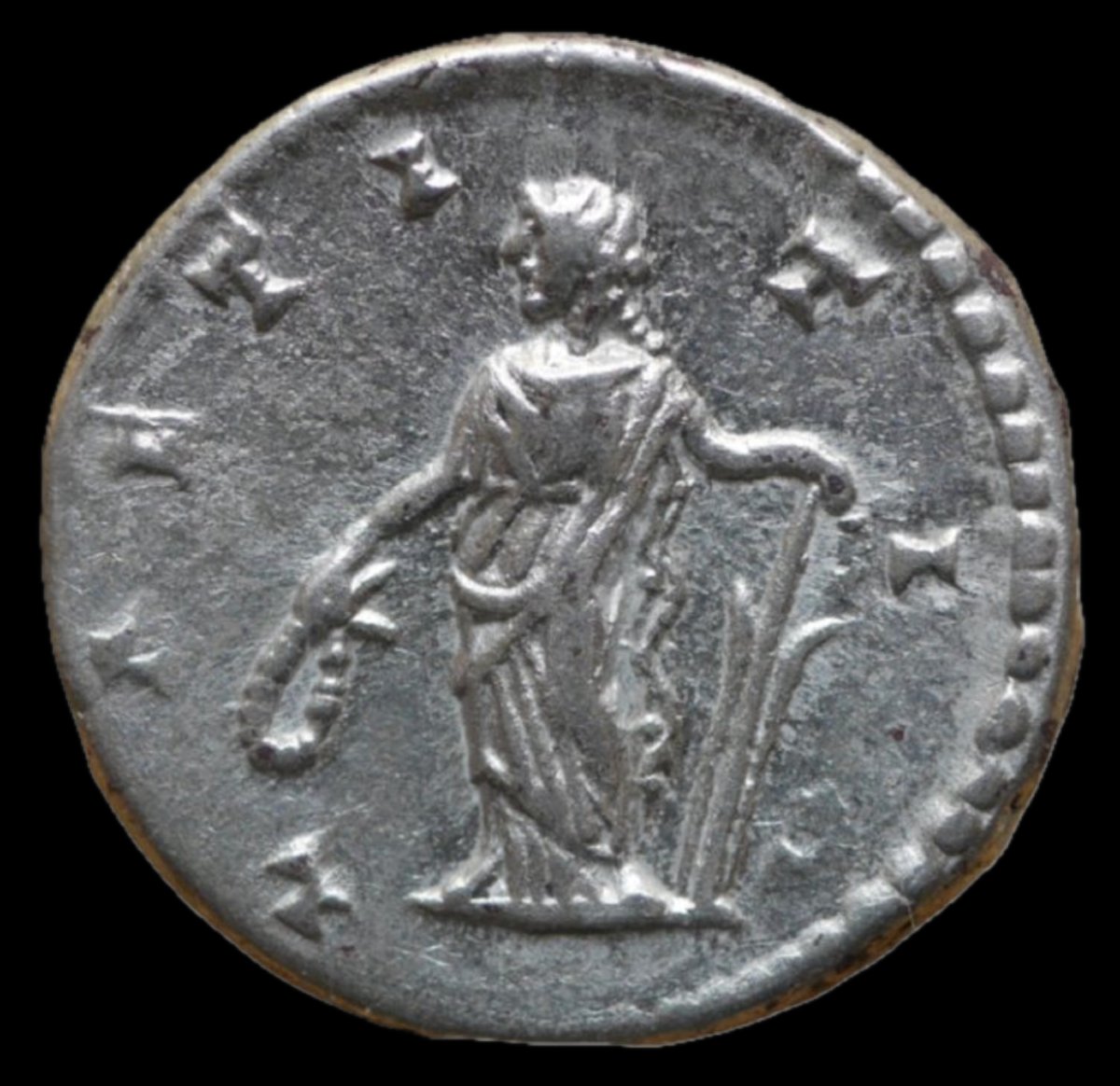 Julia Domna Denarius “laetitia” — Certificate Of Authenticity-photo-3