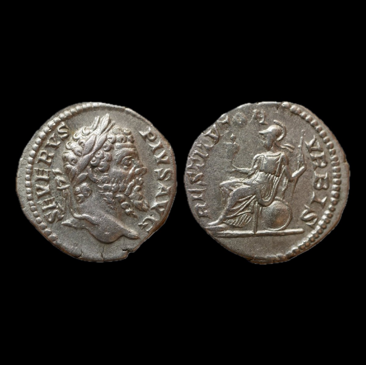 Denier de Septime Sévère « RESTITVTOR VRBIS » — Certificat d’authenticité