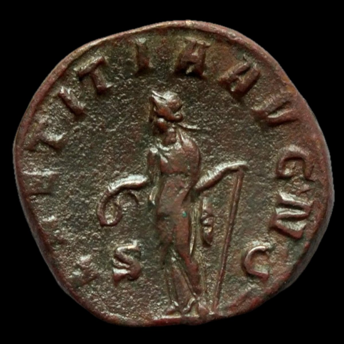 Sesterce de Gordien III « LAETITIA » — Certificat d’authenticité-photo-3