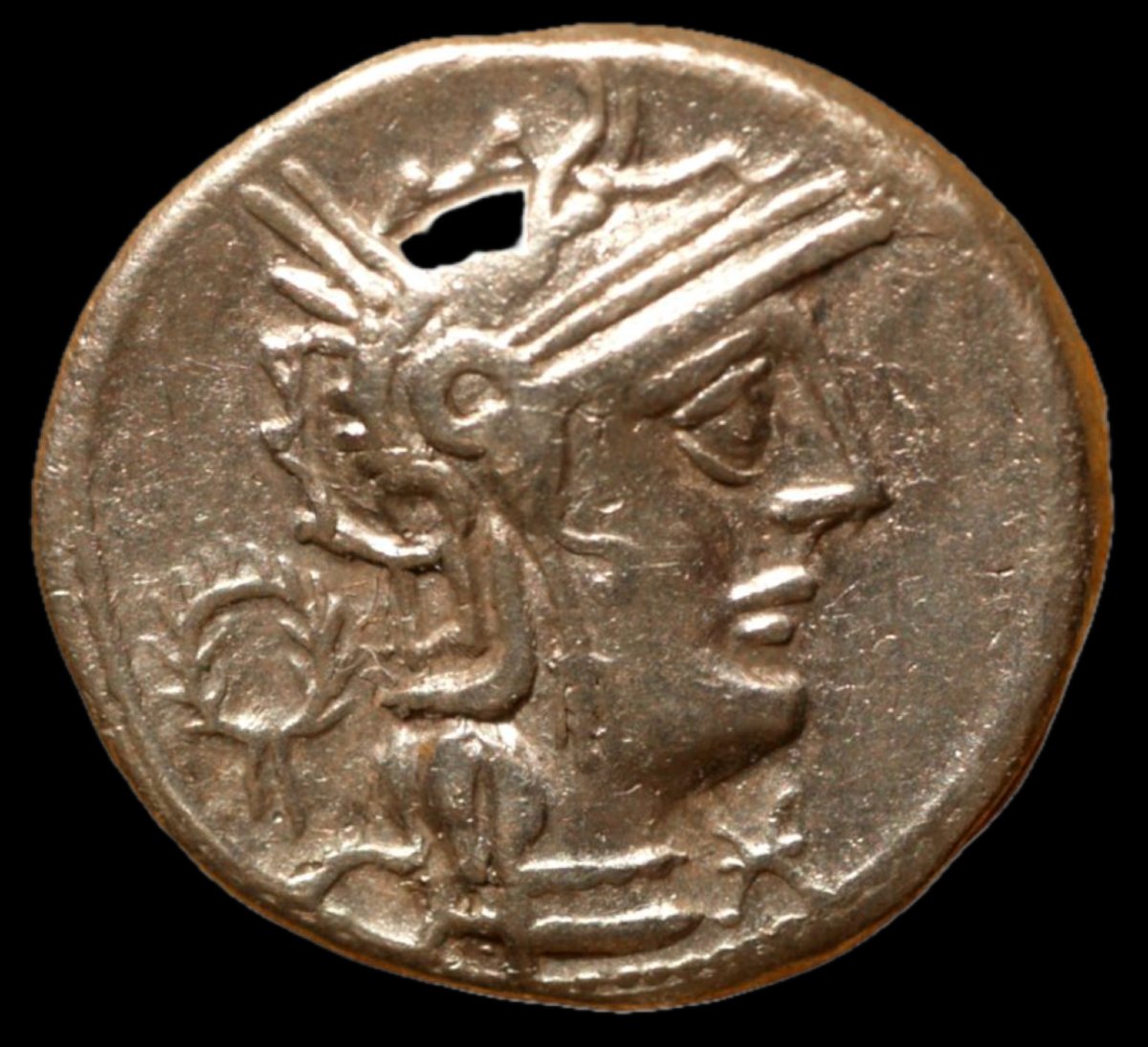 Denier républicain de L. Opimius — Quadrige de la Victoire — Certificat d’authenticité-photo-2