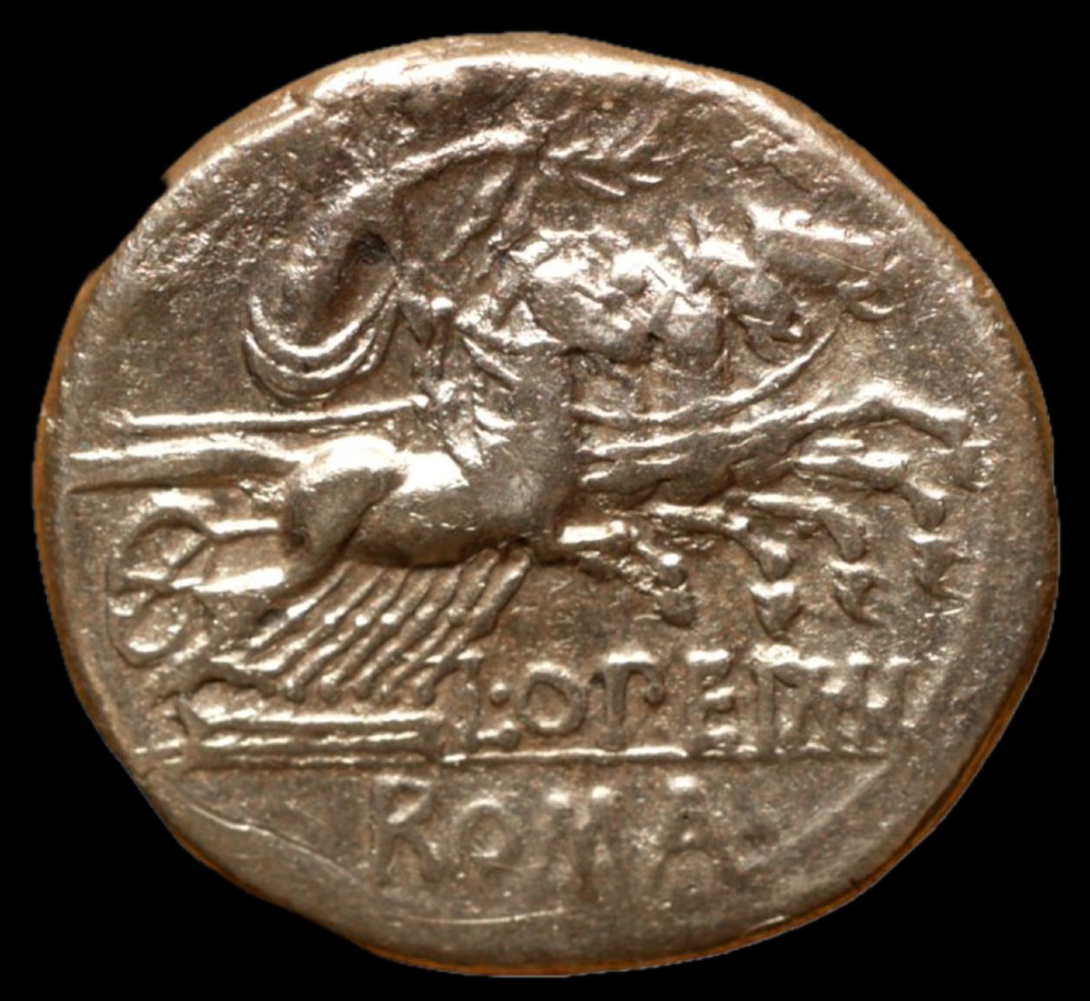 Denier républicain de L. Opimius — Quadrige de la Victoire — Certificat d’authenticité-photo-3