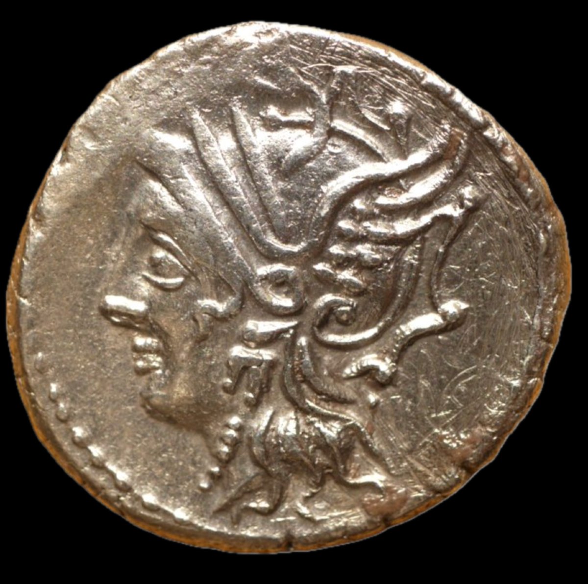 C. Coelius Caldus Republican Denarius — Victory In Biga — Certificate Of Authenticity-photo-2