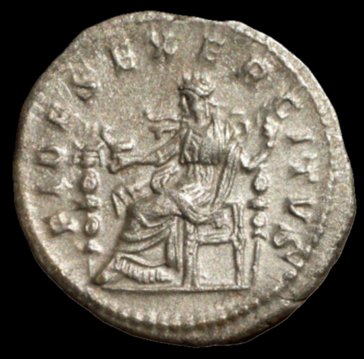 Antoninien d’Élagabal « FIDES EXERCITVS » — Certificat d’authenticité-photo-3